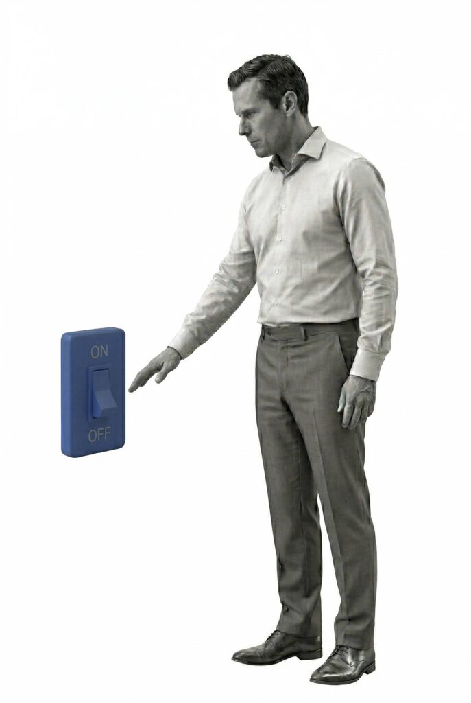 treating paid media like a light switch